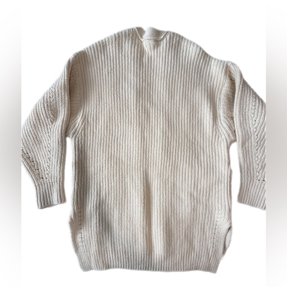 NWT Free People Nightingale Cardigan Cream Size Large - Picture 10 of 14